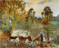 Pissarro, Camille - The Pond at Montfoucault